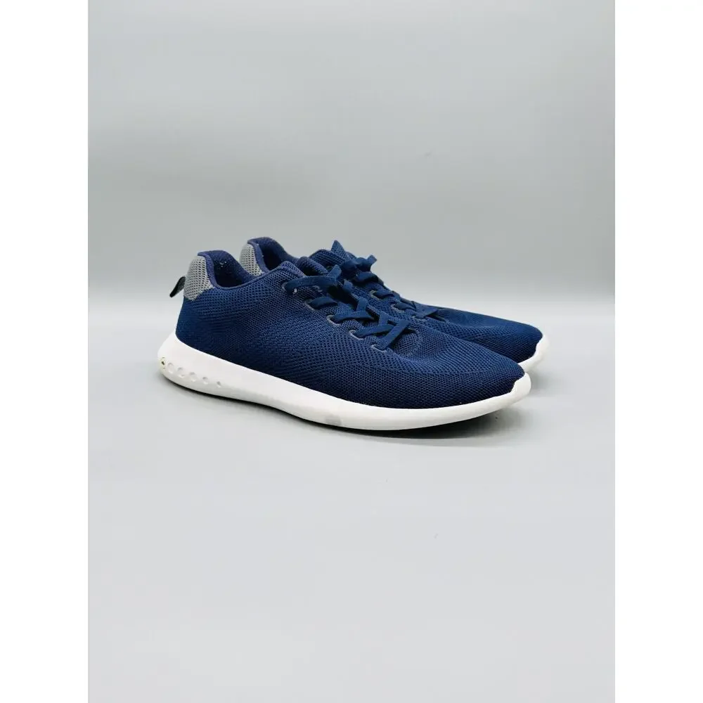 Peter Millar Shoes Mens 10 Blue Knit Hyperlight Glide Walking Athletic Sneakers